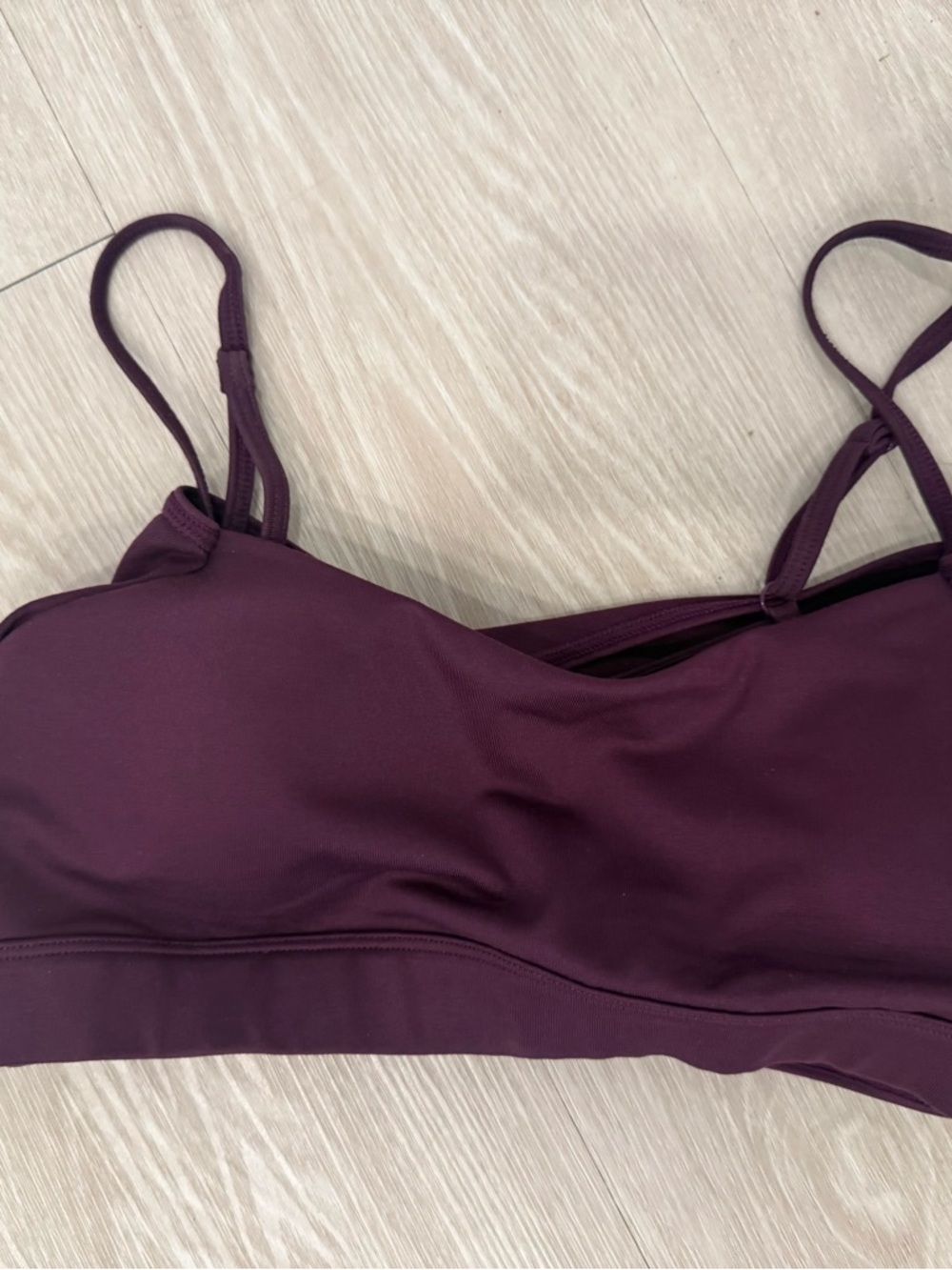 ALO Yoga Plum Wireless Bralette - Deep Eggplant